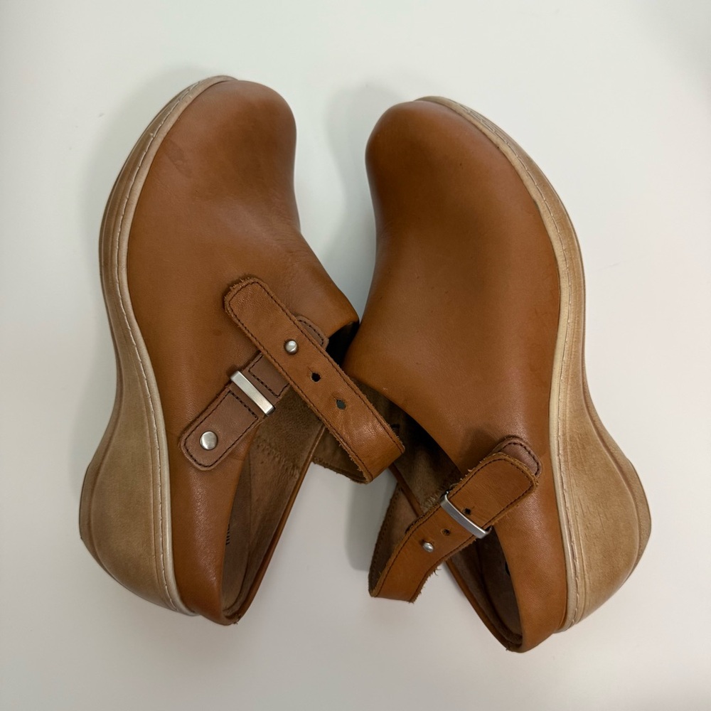 SoftWalk women sz 8.5 Brown Softwalk Marquette Clog Mules - Picture 6 of 11